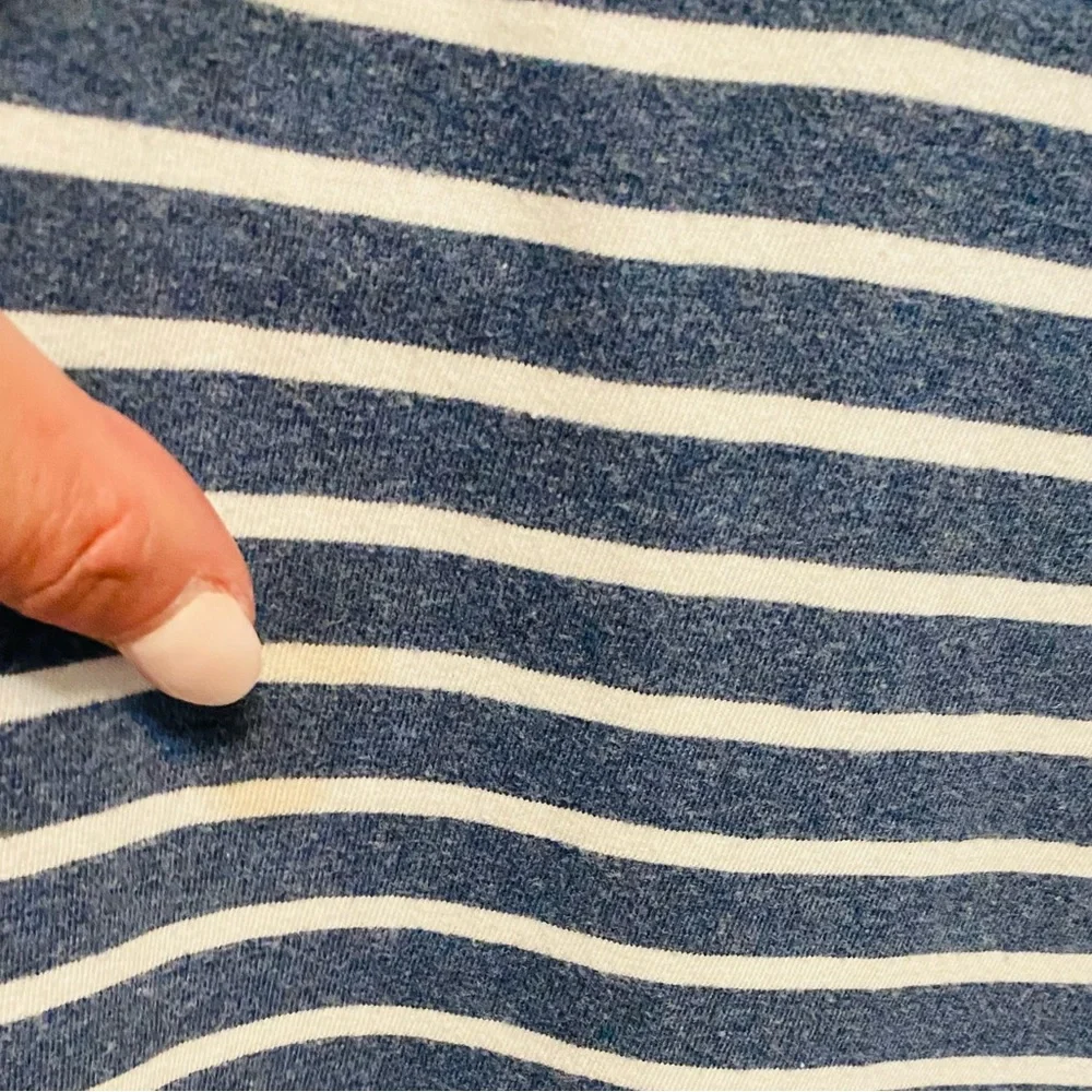 Festive & Adorable Boho Versatile Embroidered & Stripe Jersey THML Anthropologie - Picture 10 of 14